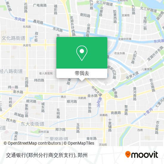 交通银行(郑州分行商交所支行)地图