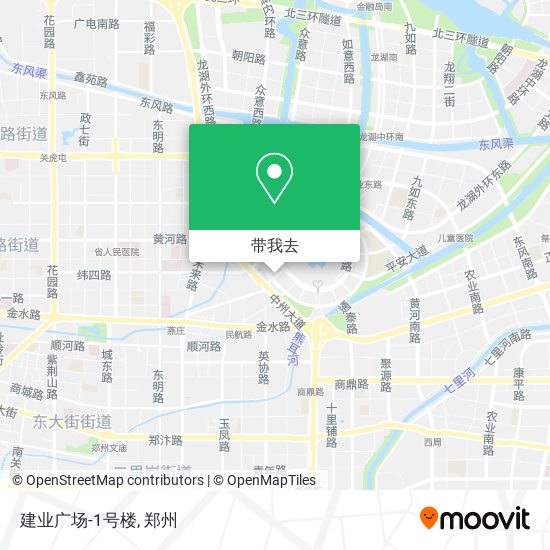 建业广场-1号楼地图