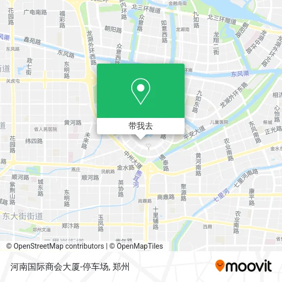 河南国际商会大厦-停车场地图