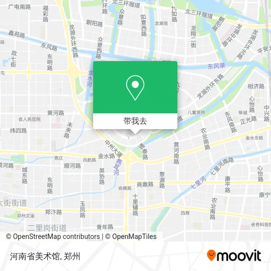 河南省美术馆地图