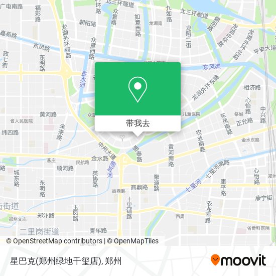 星巴克(郑州绿地千玺店)地图