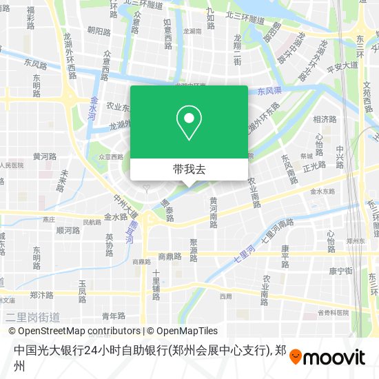 中国光大银行24小时自助银行(郑州会展中心支行)地图