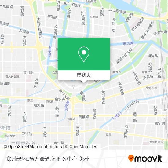 郑州绿地JW万豪酒店-商务中心地图