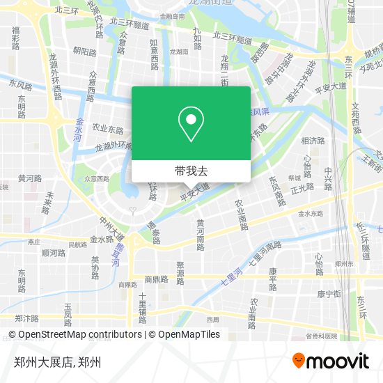 郑州大展店地图