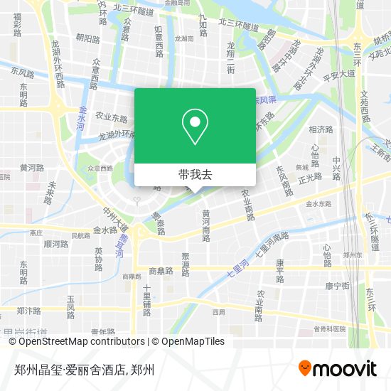郑州晶玺·爱丽舍酒店地图