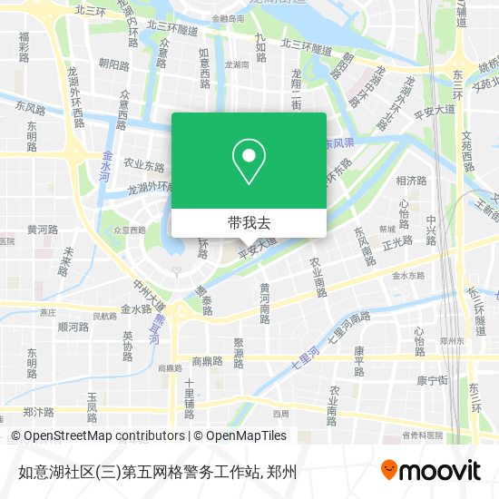 如意湖社区(三)第五网格警务工作站地图