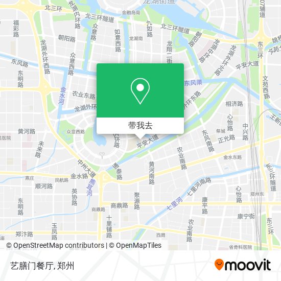 艺膳门餐厅地图