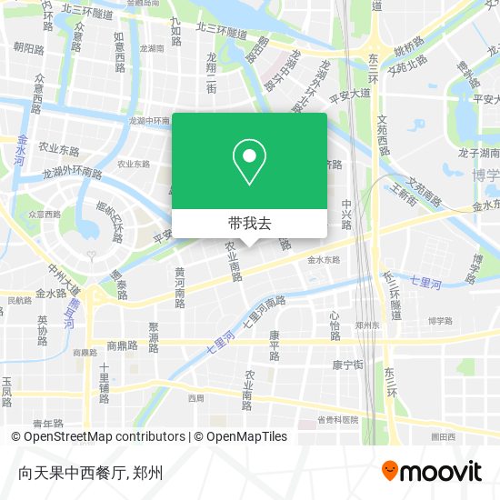 向天果中西餐厅地图