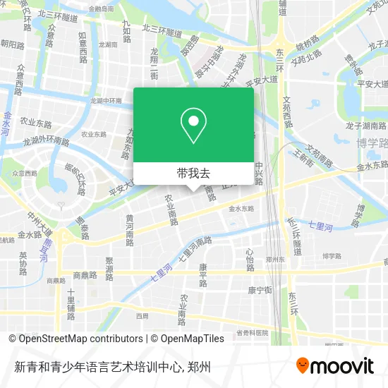 新青和青少年语言艺术培训中心地图