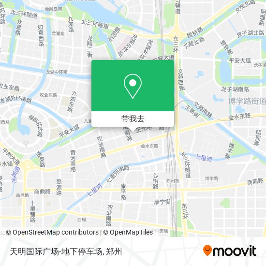天明国际广场-地下停车场地图