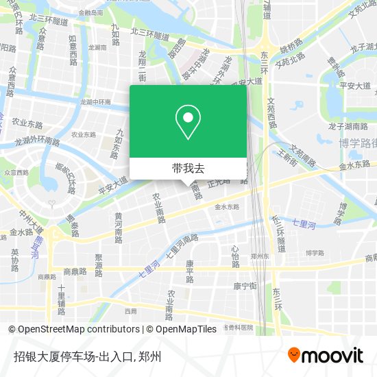 招银大厦停车场-出入口地图