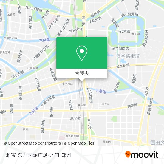 雅宝·东方国际广场-北门地图
