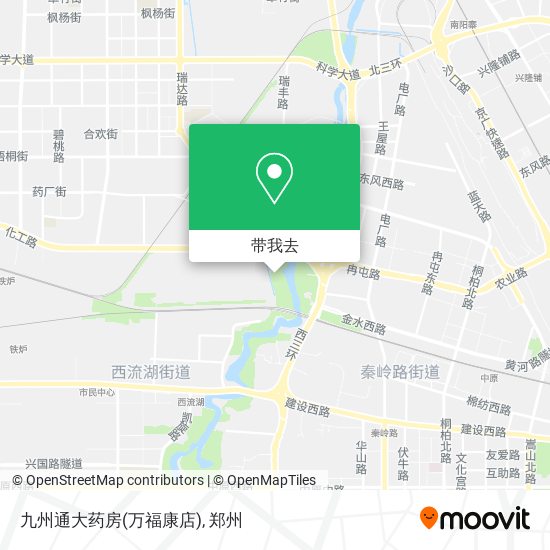 九州通大药房(万福康店)地图