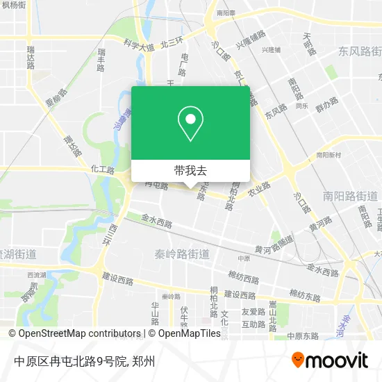中原区冉屯北路9号院地图