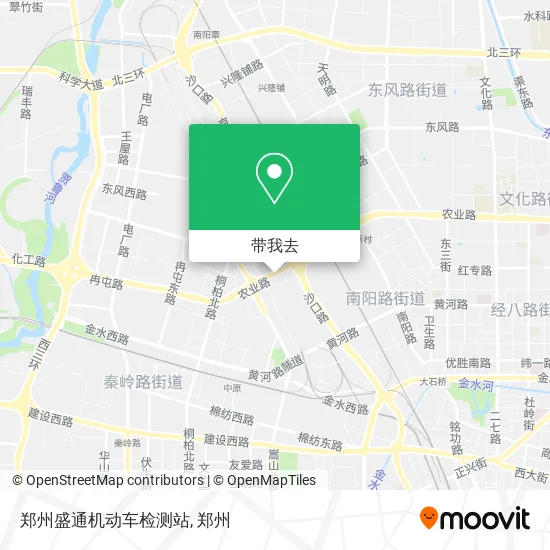 郑州盛通机动车检测站地图