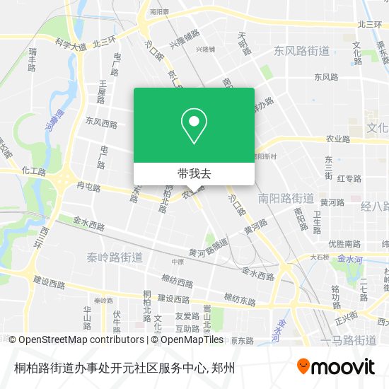 桐柏路街道办事处开元社区服务中心地图