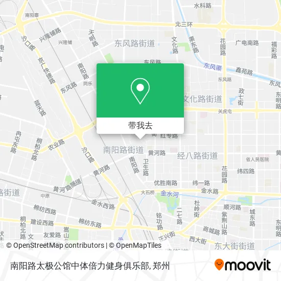南阳路太极公馆中体倍力健身俱乐部地图