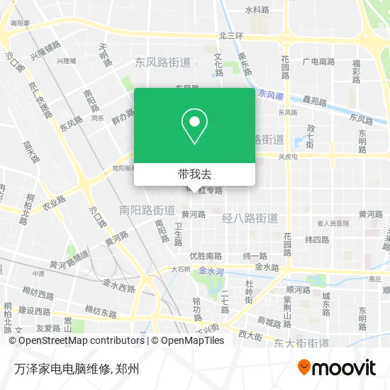 万泽家电电脑维修地图