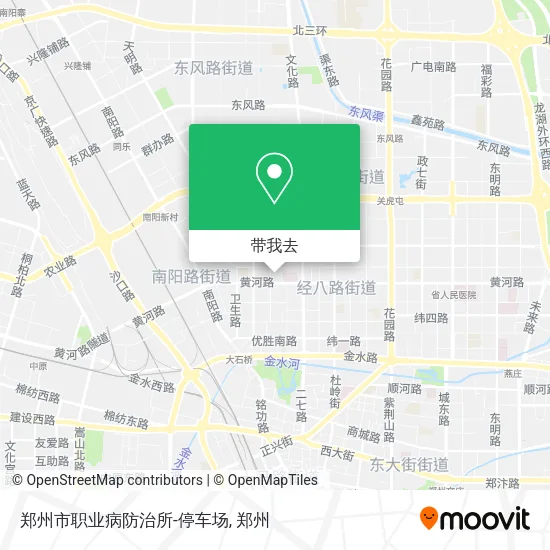 郑州市职业病防治所-停车场地图