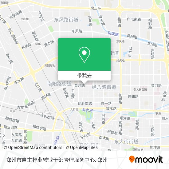郑州市自主择业转业干部管理服务中心地图