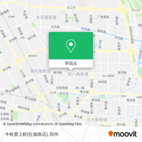 牛蛙爱上虾(红旗路店)地图