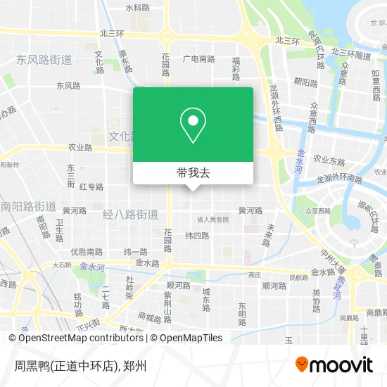周黑鸭(正道中环店)地图