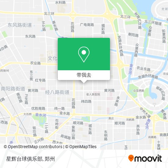 星辉台球俱乐部地图