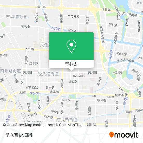 昆仑百货地图