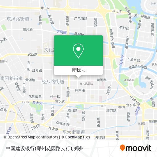 中国建设银行(郑州花园路支行)地图