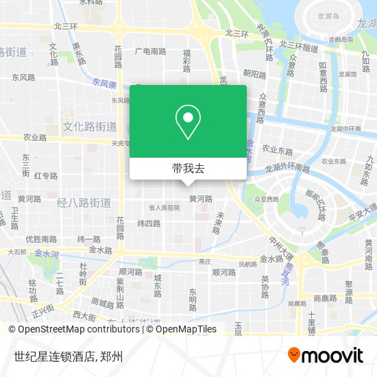 世纪星连锁酒店地图