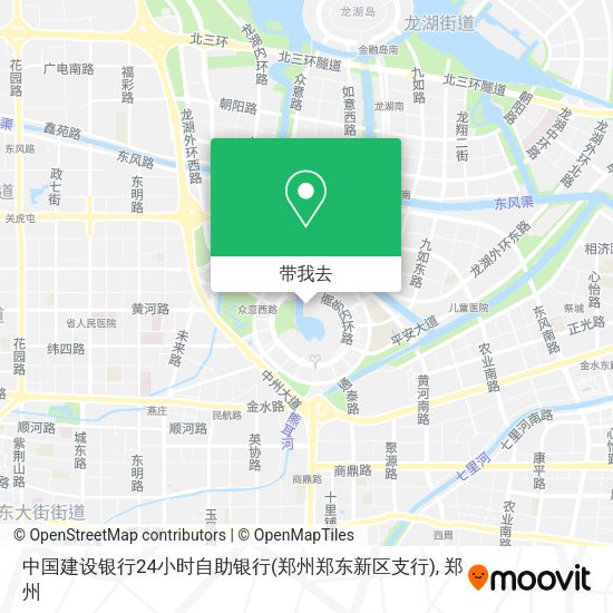 中国建设银行24小时自助银行(郑州郑东新区支行)地图