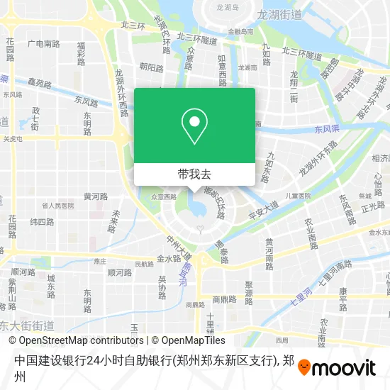 中国建设银行24小时自助银行(郑州郑东新区支行)地图