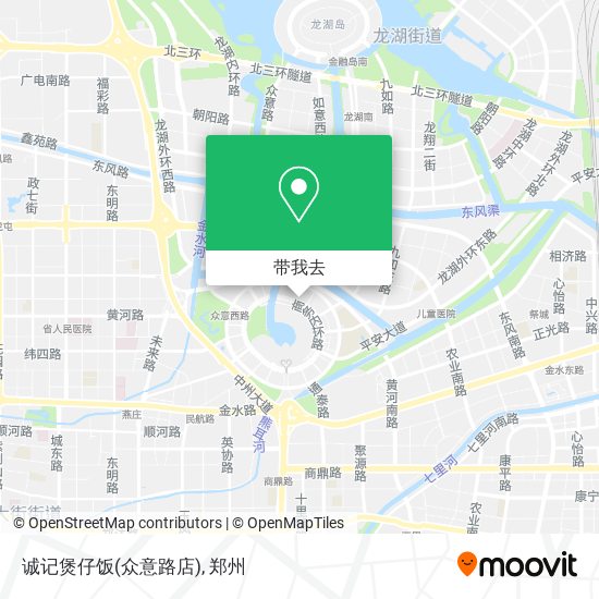 诚记煲仔饭(众意路店)地图