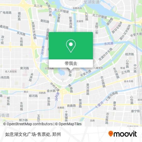 如意湖文化广场-售票处地图