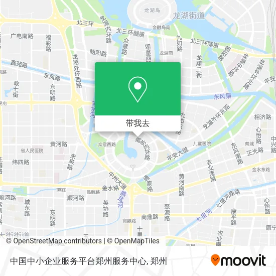 中国中小企业服务平台郑州服务中心地图