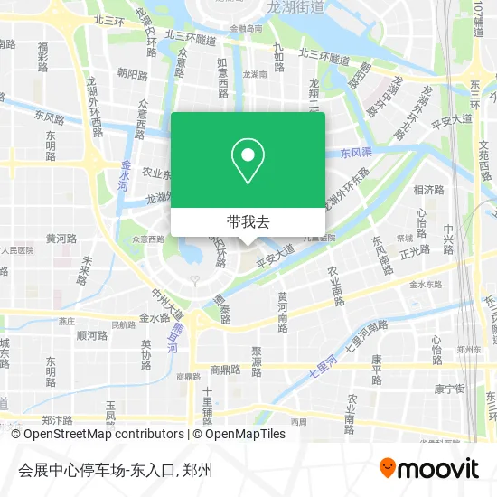 会展中心停车场-东入口地图