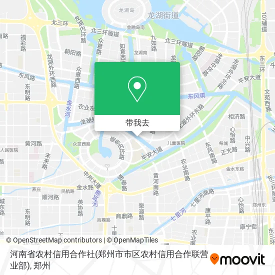 河南省农村信用合作社(郑州市市区农村信用合作联营业部)地图
