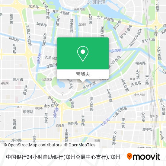 中国银行24小时自助银行(郑州会展中心支行)地图