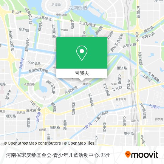 河南省宋庆龄基金会-青少年儿童活动中心地图