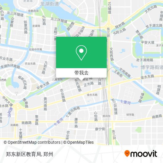 郑东新区教育局地图