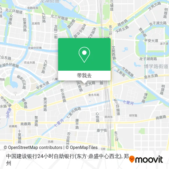 中国建设银行24小时自助银行(东方·鼎盛中心西北)地图