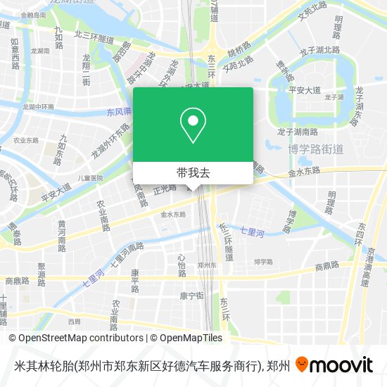 米其林轮胎(郑州市郑东新区好德汽车服务商行)地图
