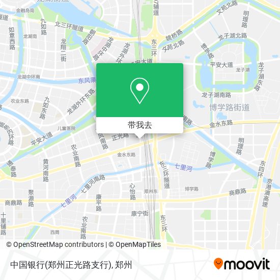 中国银行(郑州正光路支行)地图