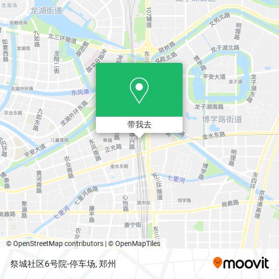 祭城社区6号院-停车场地图
