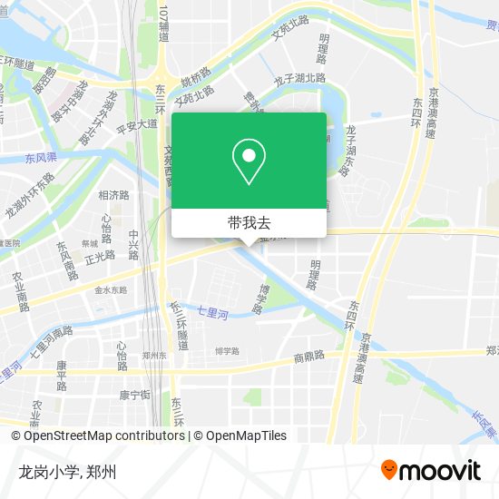 龙岗小学地图