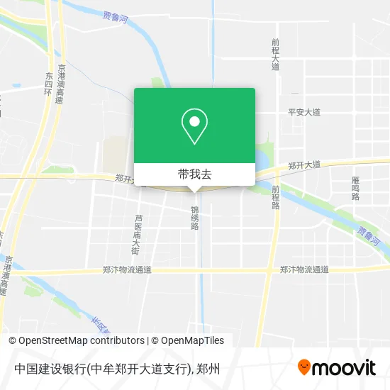 中国建设银行(中牟郑开大道支行)地图