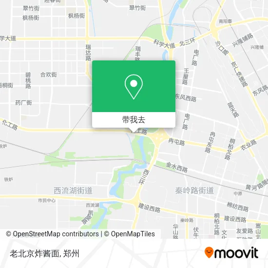 老北京炸酱面地图