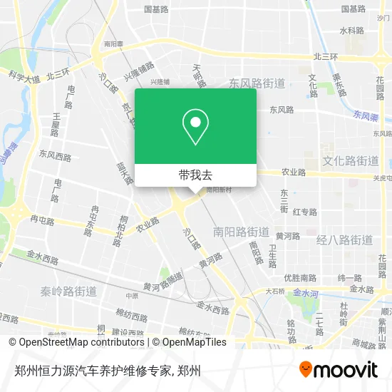 郑州恒力源汽车养护维修专家地图