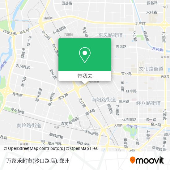 万家乐超市(沙口路店)地图