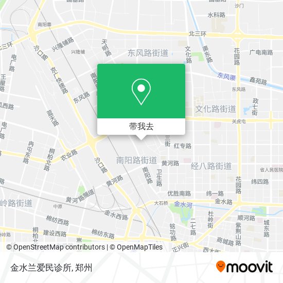 金水兰爱民诊所地图